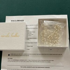 Nicola Bathie Baby’s Breath Earrings